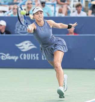 Kalinskaya ends Raducanu's run in DC