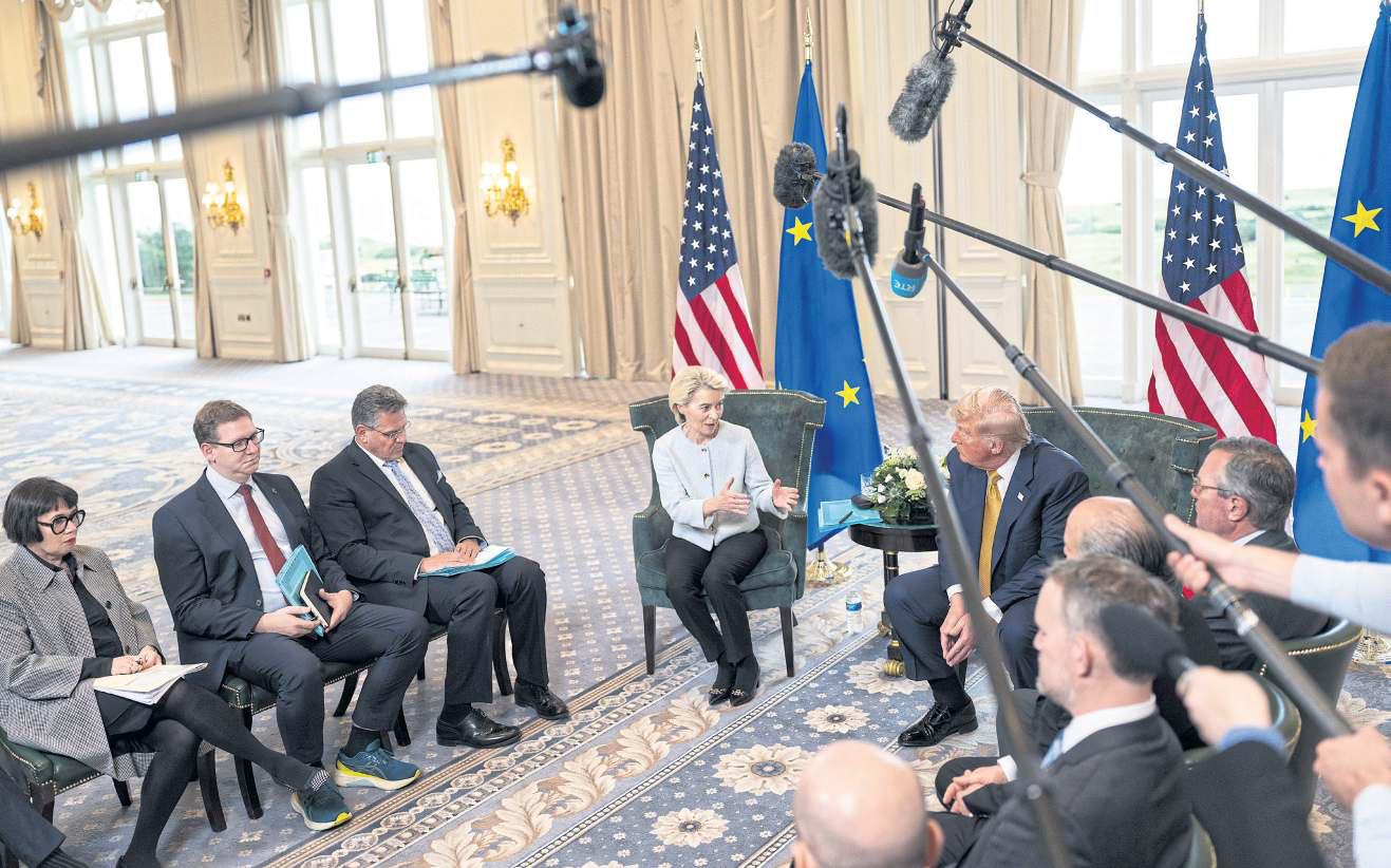 EU details strategy at US trade talks