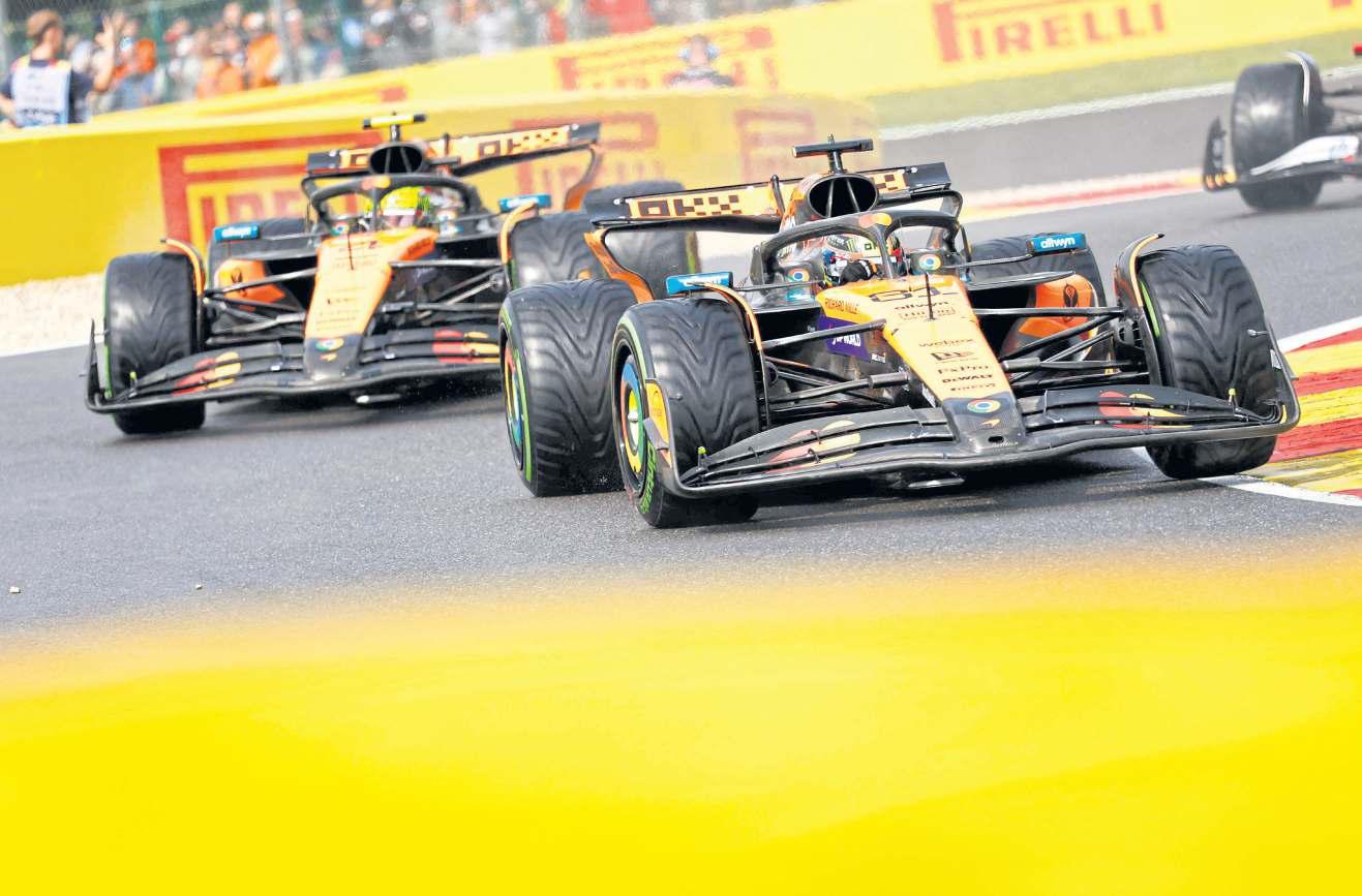 McLaren's Piastri, Norris ‘racing like champs'