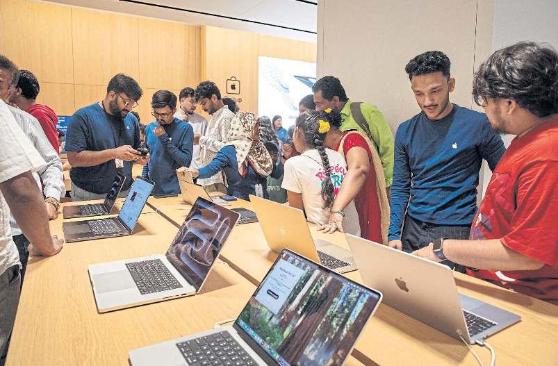 Apple's India sales hit record $9 billion after big retail push