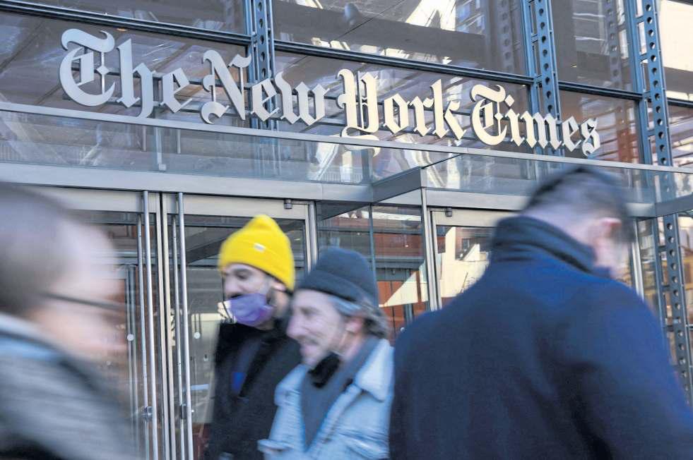 Trump sues New York Times for $15bn