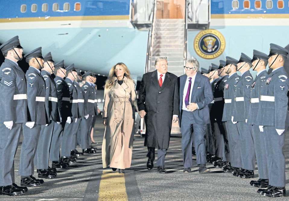 Trump in UK for state visit