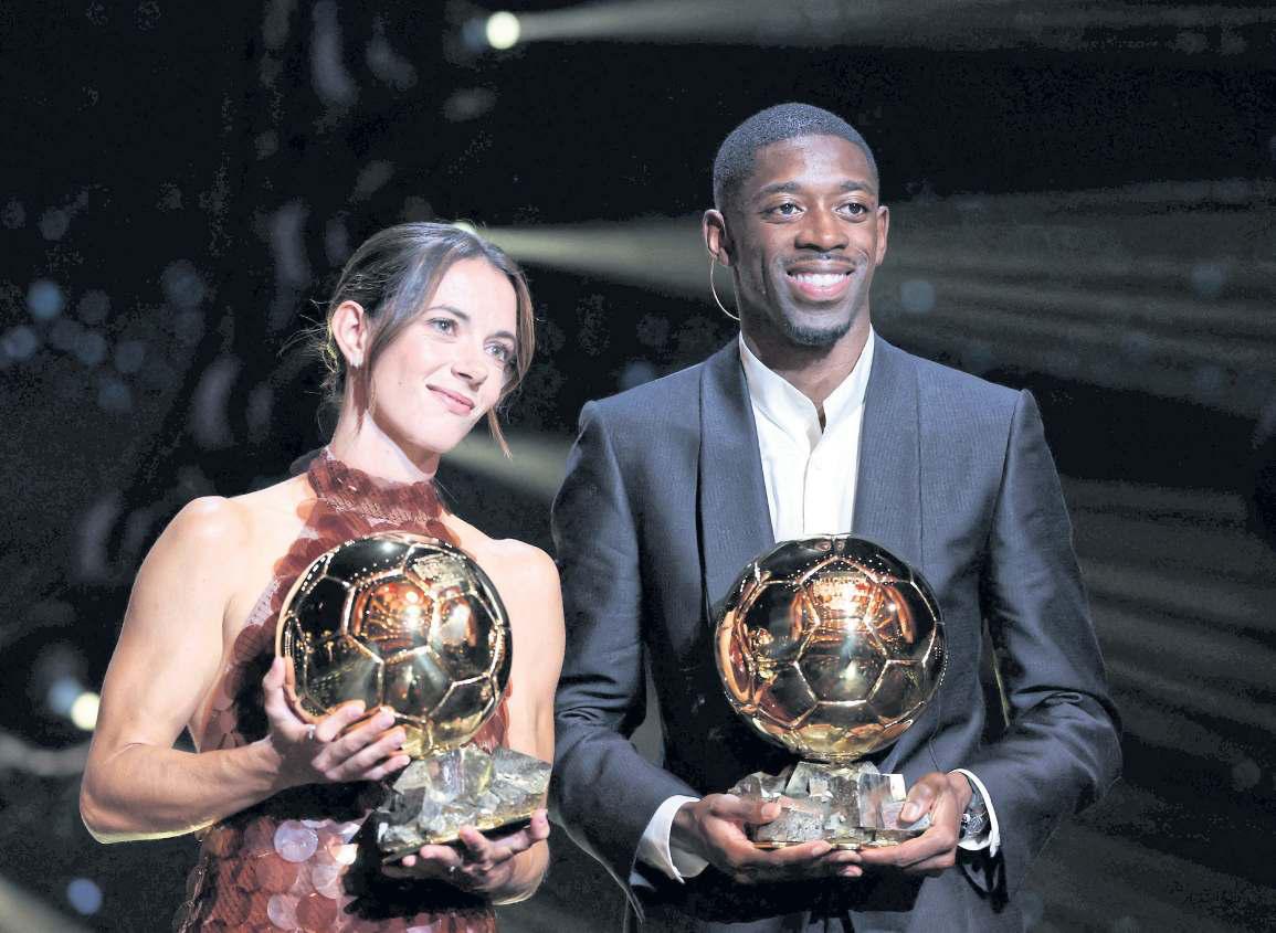 PSG ace Dembele wins Ballon d'Or