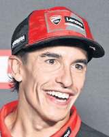 Title-chasing Marquez third-fastest in practice