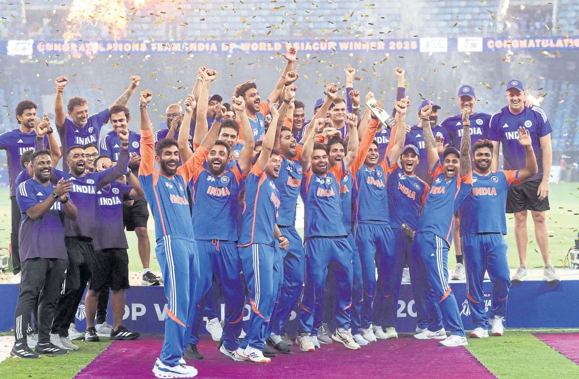 Rivals trade barbs as India emerge champs