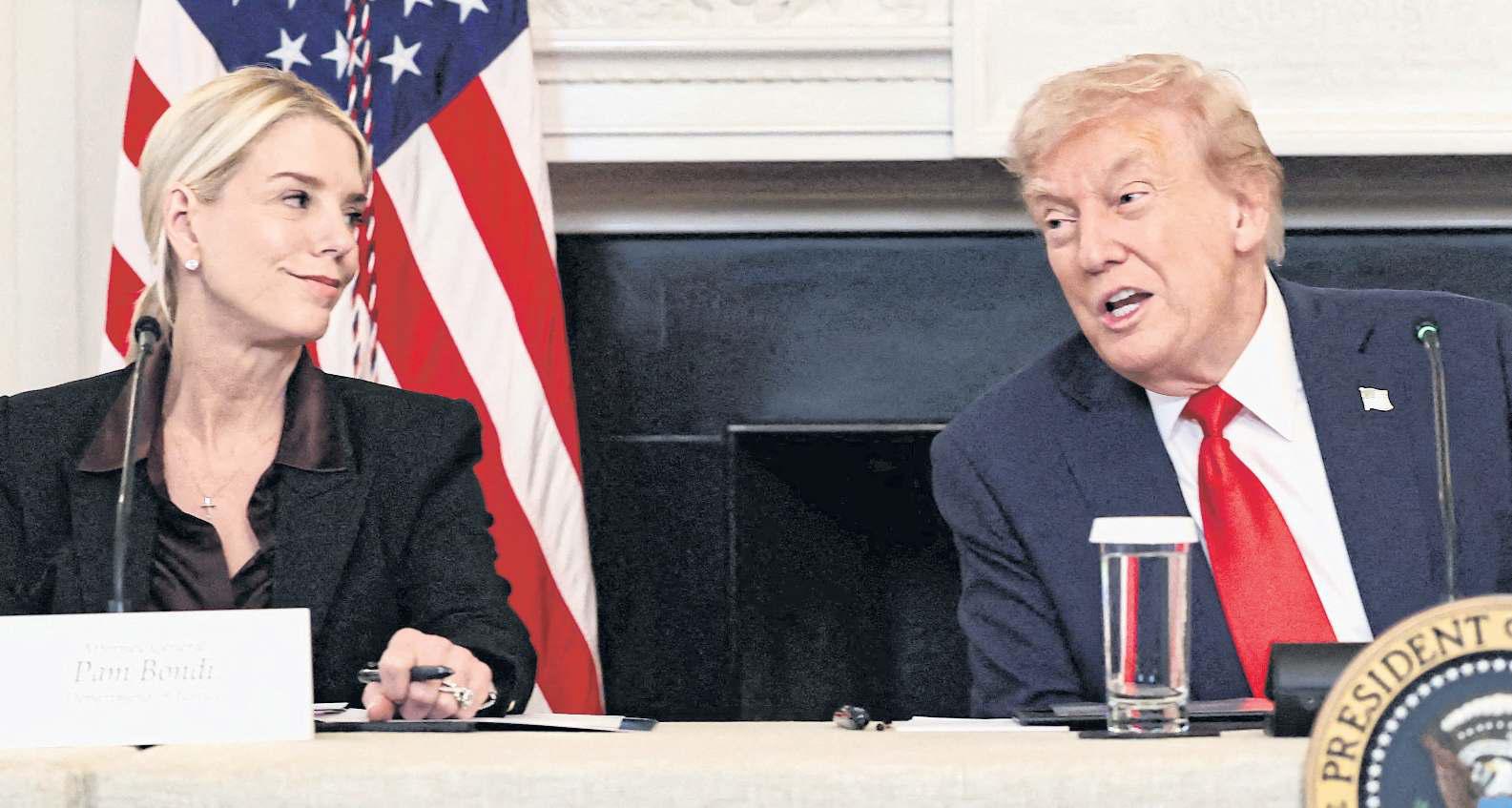 TRUMP WADES INTO FLAG BURNER DEBATE