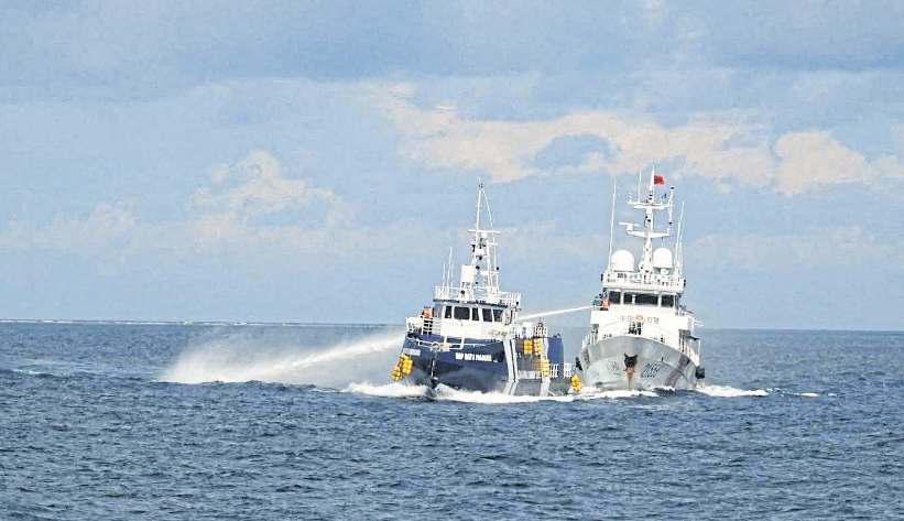Chinese ship ‘rams’ into a govt vessel