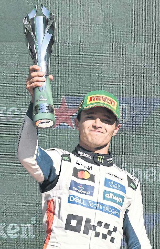 Norris back on top in Mexico