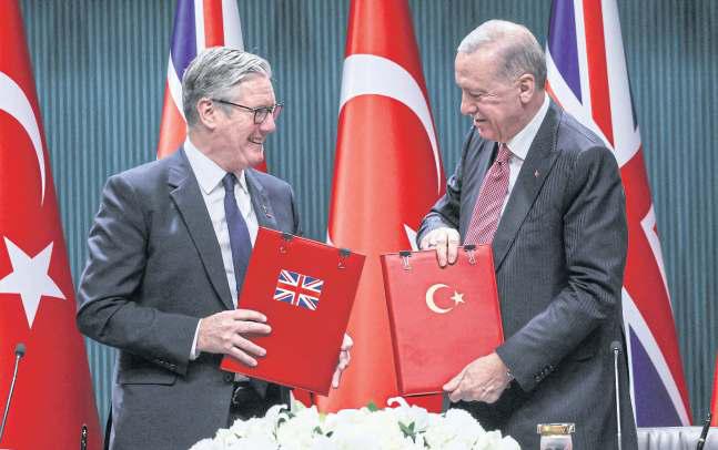 PM Starmer signs £8 billion Eurofighter deal with Turkey