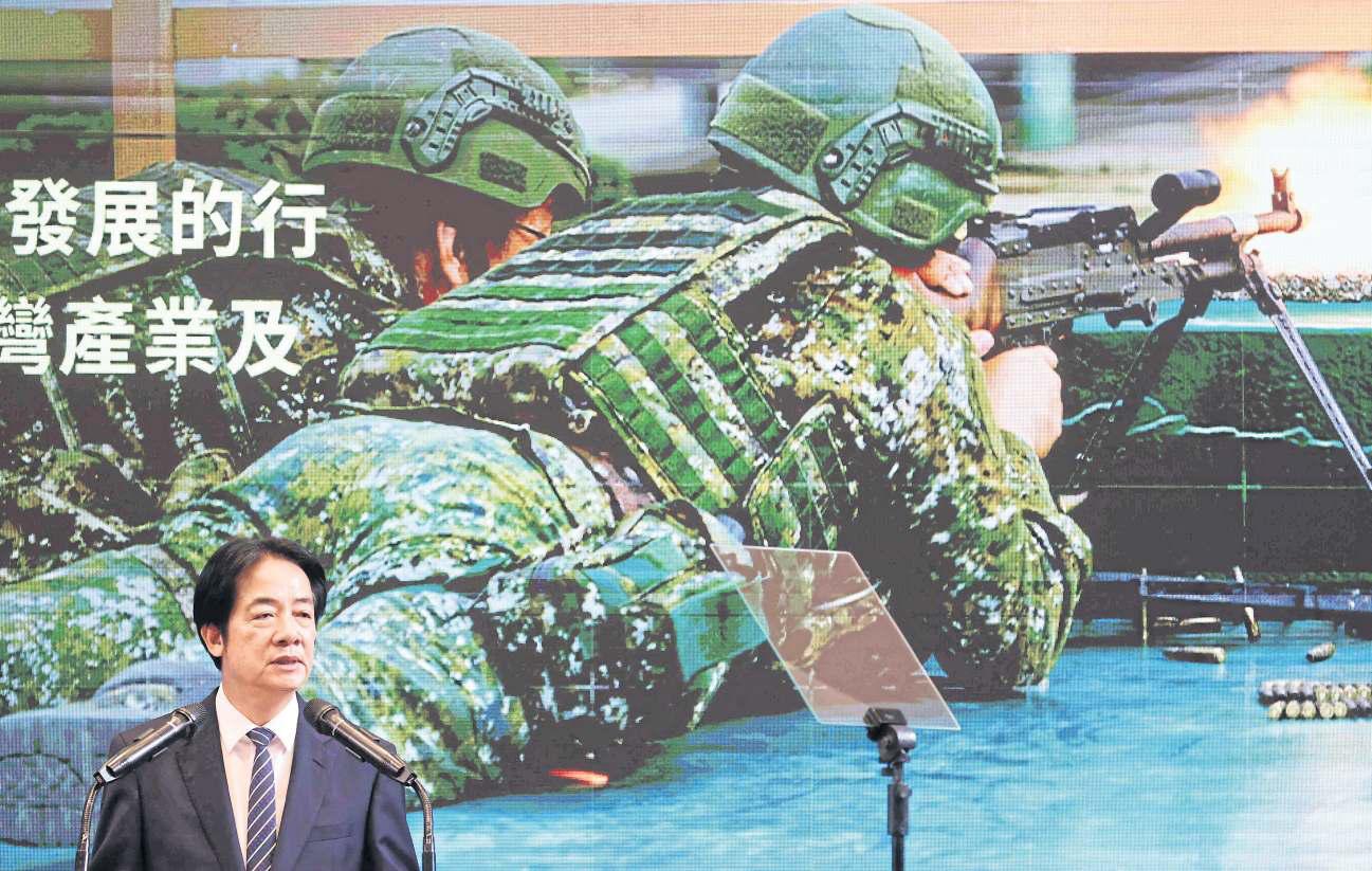 Lai vows extra $40bn for defence