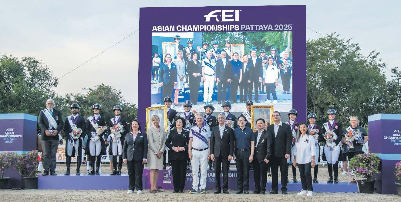 Gold Dressage Team Triumph for Thailand at FEI Asian Championships Pattaya 2025