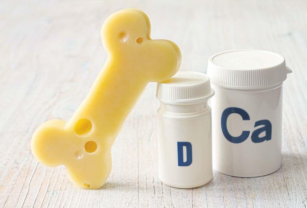 STRONG BONES AREN'T BUILT BY CALCIUM ALONE
