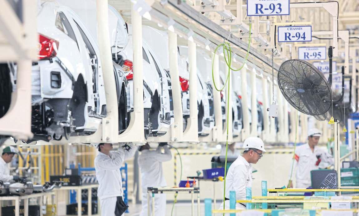 Industrial contraction arrives early