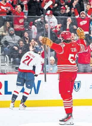 Red Wings edge Caps in OT