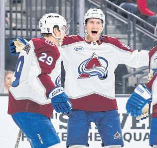 League-best Colorado rally to edge Knights in shootout