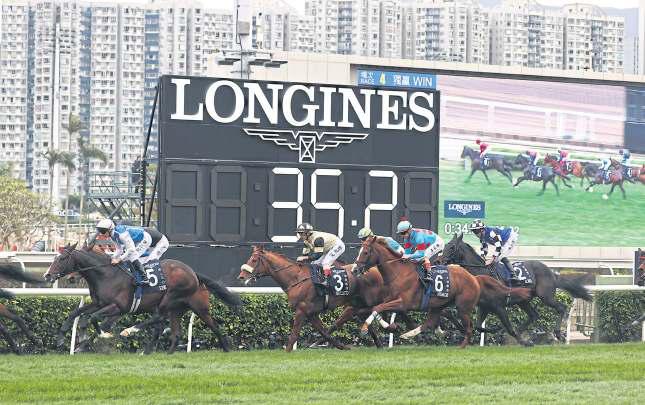 Longines captures time in full gallop