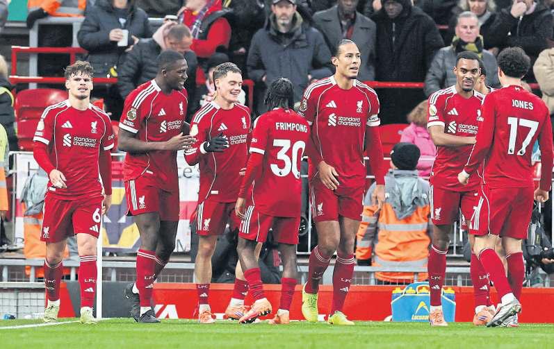 Slot calls for 'magic' as Liverpool seek to climb up