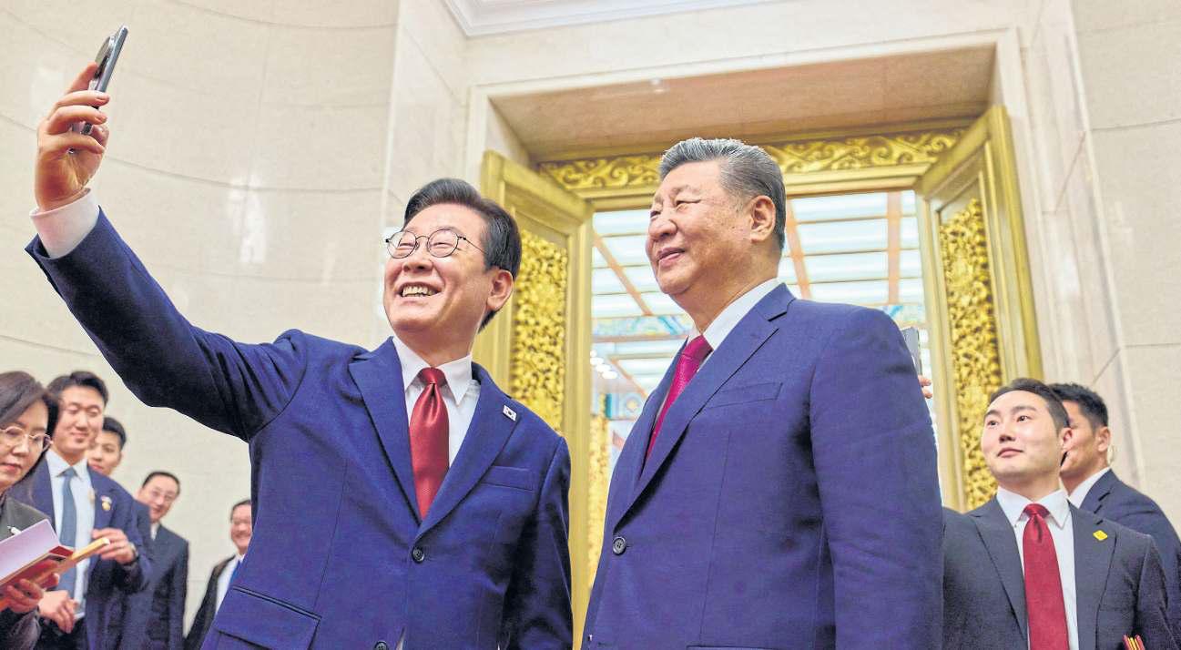 China, S Korea affirm ties at summit