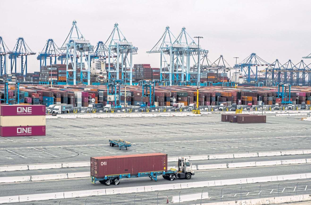 US trade deficit falls to 16-year low
