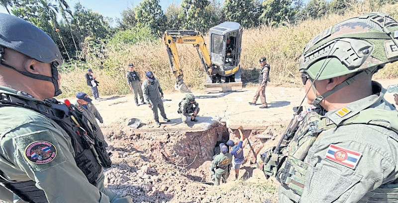 Border explosive clearance steps up