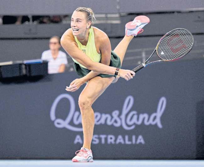 Sabalenka settles Keys score
