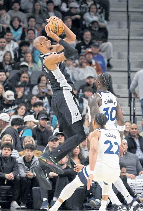Wemby helps Spurs down Timberwolves