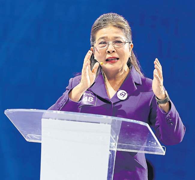 Anti-graft fight heads Sudarat's poll bid