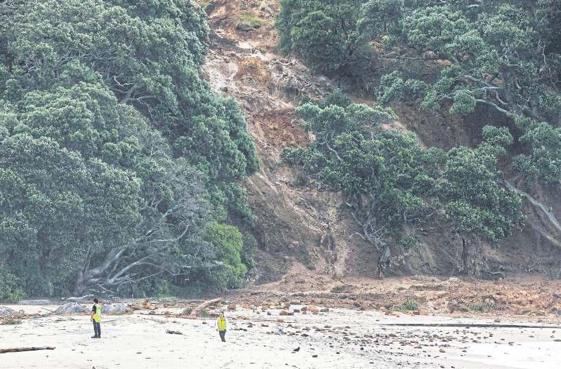 Multiple people missing in landslides