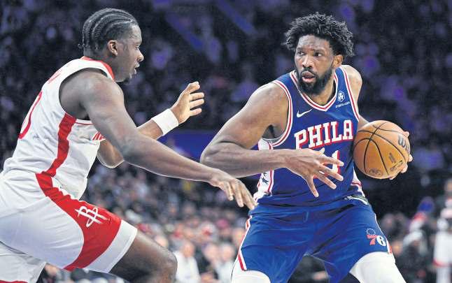 Embiid triple-double powers Philadelphia