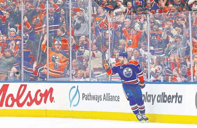 Ekholm fires three, Oilers tame Ducks