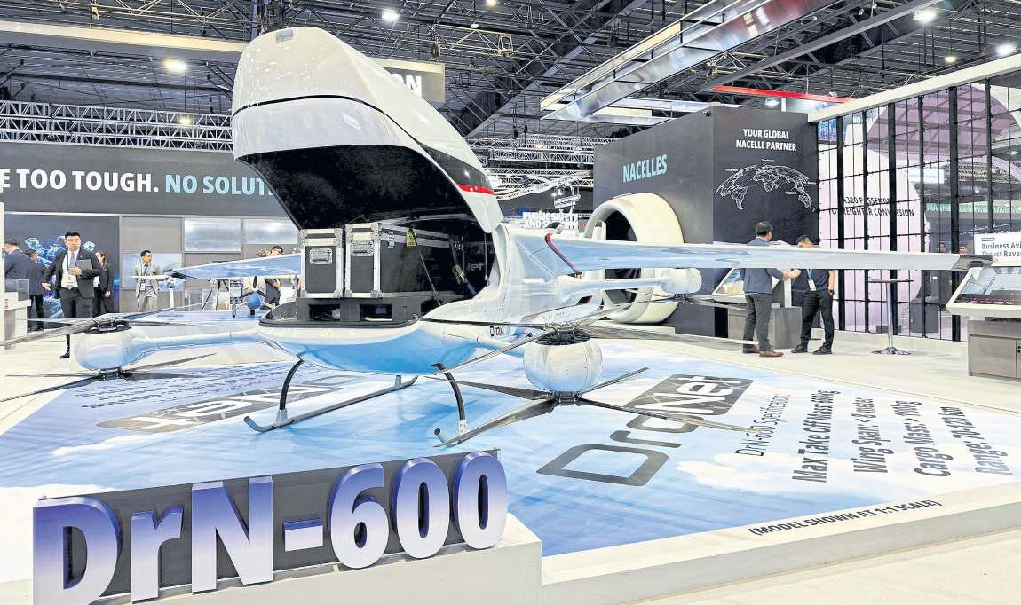 Singapore company shows cargo drone