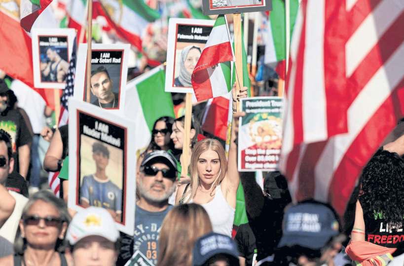 Cities worldwide rally for regime change