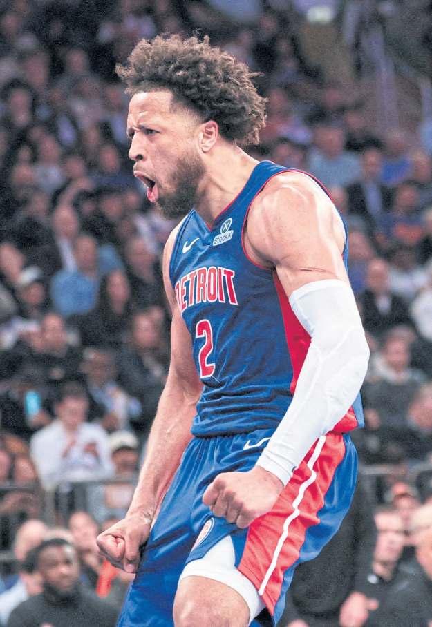 Cunningham runs the show for Pistons at the Garden