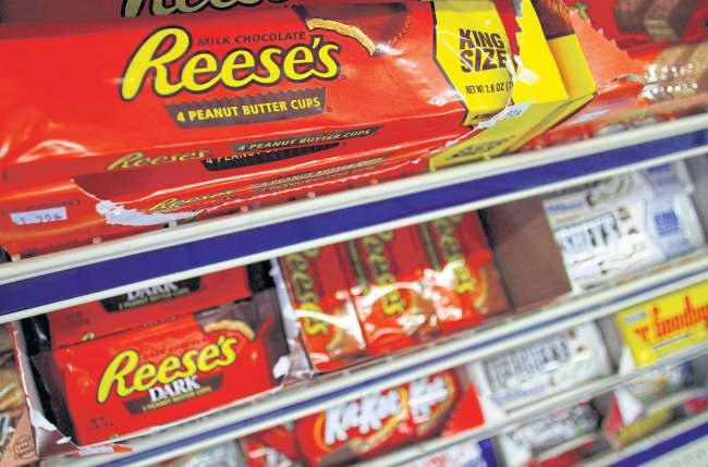 Some Reese’s treats drop milk chocolate. Mr Reese disapproves