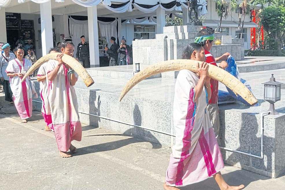 Sacred Karen tusks returned