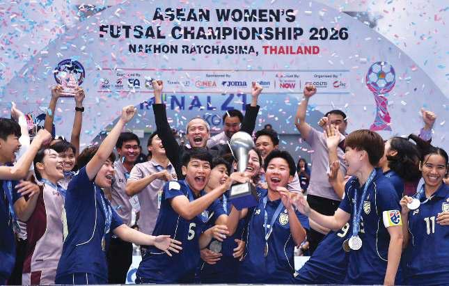 Thai futsal team bag historic Asean title