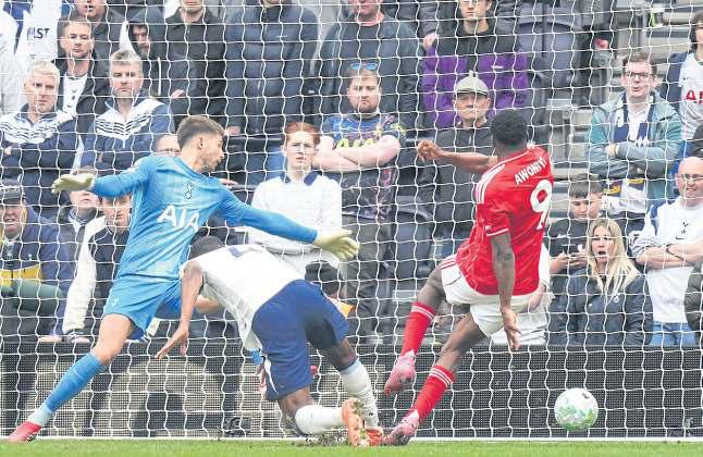 Spurs felled by Forest, drop looms