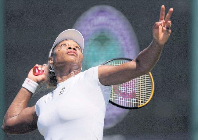 Serena out to enjoy Wimbledon return