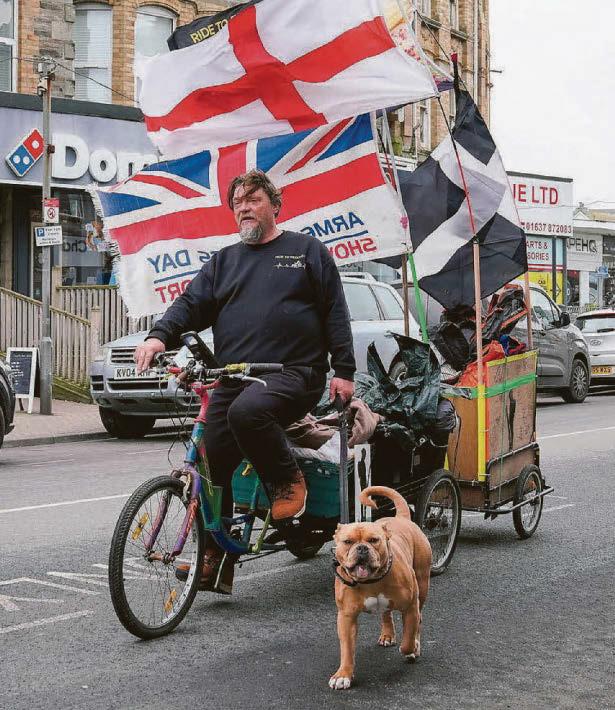 Legionnaire's epic bike trek to fund a camp for veterans