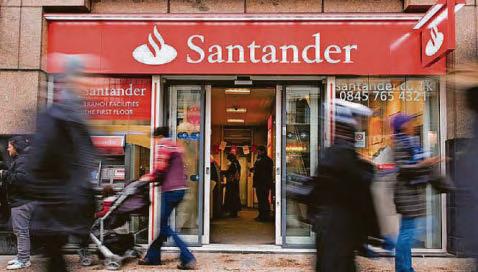 Santander to close doors on 10 of its Scottish branches