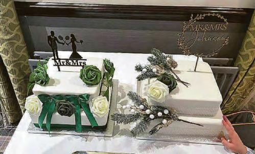 Snap! Mum and I on our shared wedding day