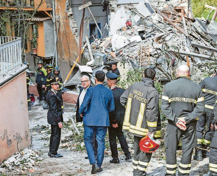 Scots tourist is burned as gas blast destroys B&B in Rome