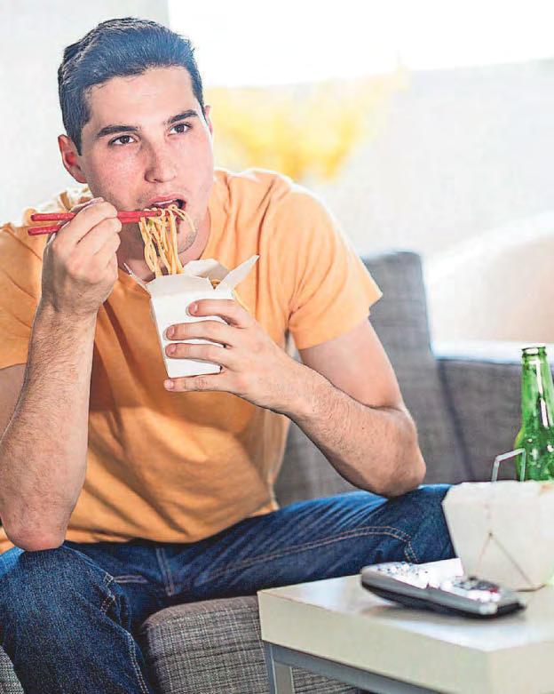 The hidden dangers of a TV dinner and binge-watching