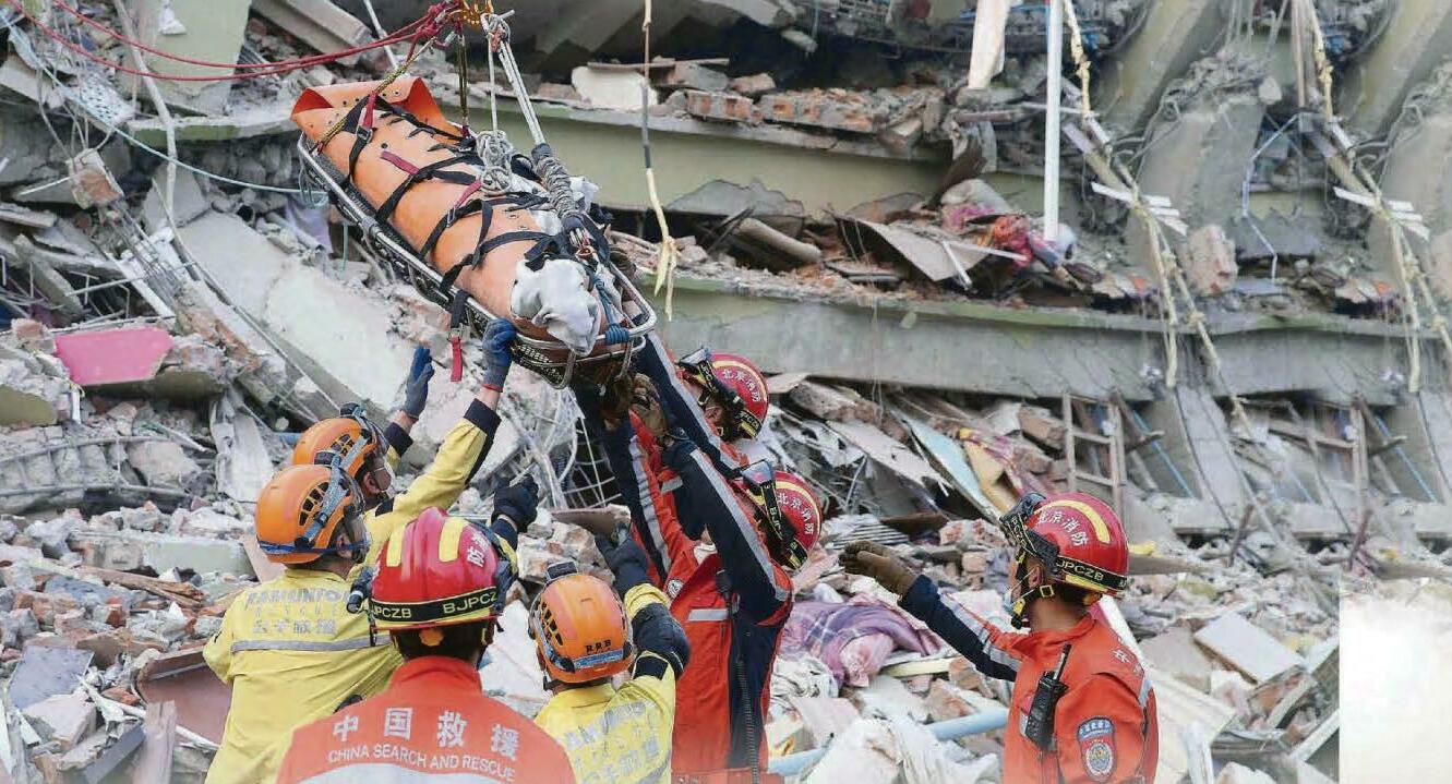 Rescued from the rubble