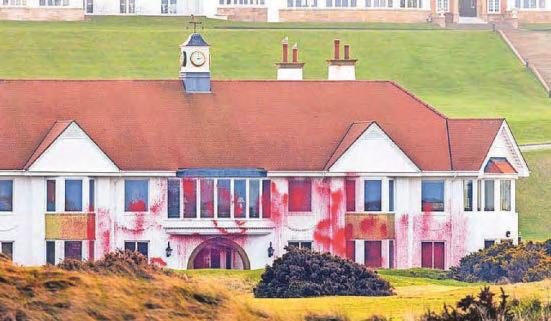 Trump: alleged Turnberry vandals 'terrorists'