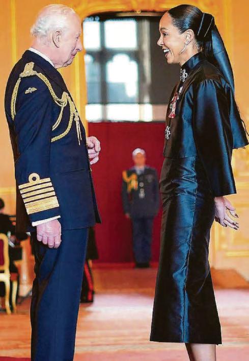 Fit and well: King was 'in really good spirits' on first day back