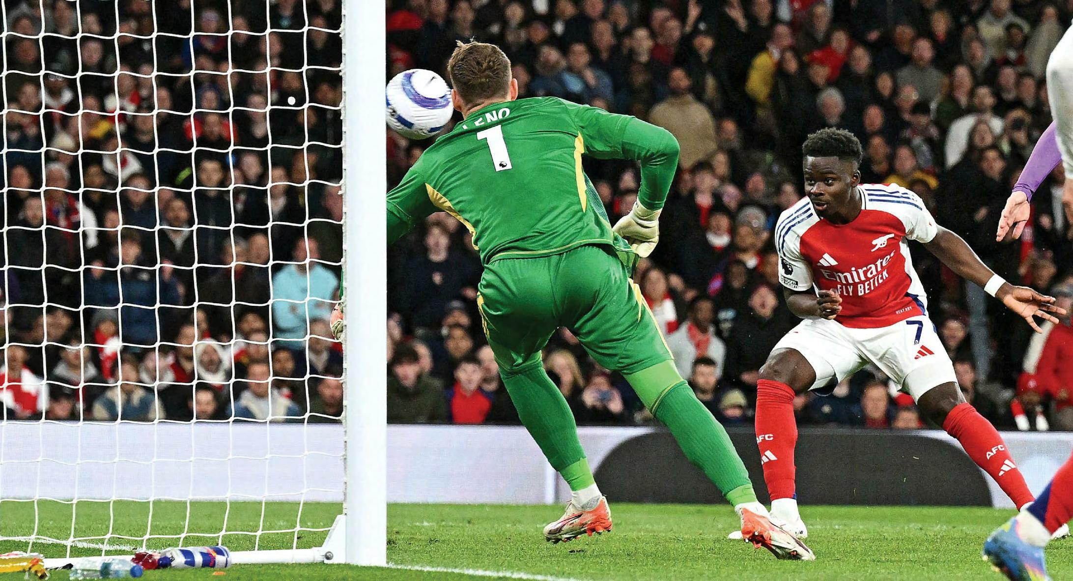 SAKA BACK WITH A BANG