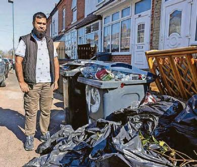 Residents kick up a stink over bin strike