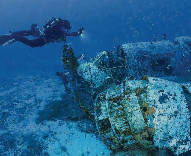 Lost bomber found after 82 years hidden on the seabed