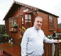 Pair pledge to protect prohibited garden hut